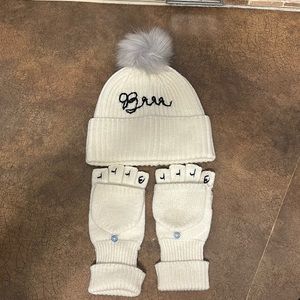 Kate Spade Winter Hat and Gloves Set